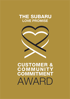 The 2019 Subaru Love Promise Customer and Community Commitment Award